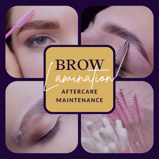 CARING FOR LAMINATED BROWS